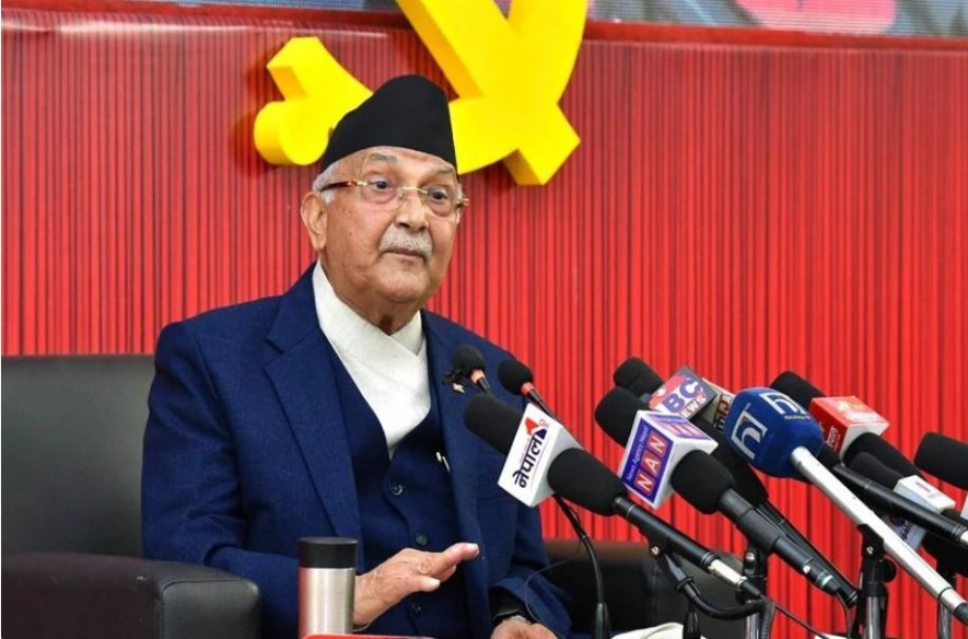 राजतन्त्र पक्षधरप्रति नेकपा एमालेका अध्यक्ष ओलीले पोखे आक्रोश